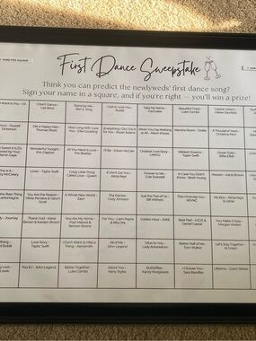 First Dance Sweepstakes 18x24 Poster